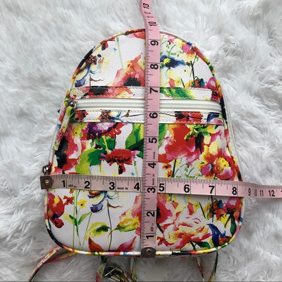 FLASH SALE  🖤🖤 FLORAL PRINT TRENDY BACKPACK - Picture 4 of 10
